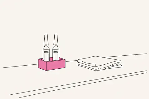 تصویر صفحهٔ راهنمای تزریق سالمون (PDRN)